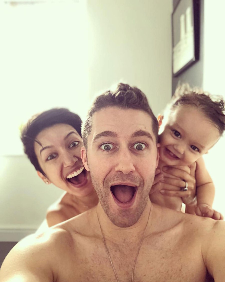August 2018 Matthew Morrison and Renee Puentes Family Album With Son Revel and Daughter Phoenix