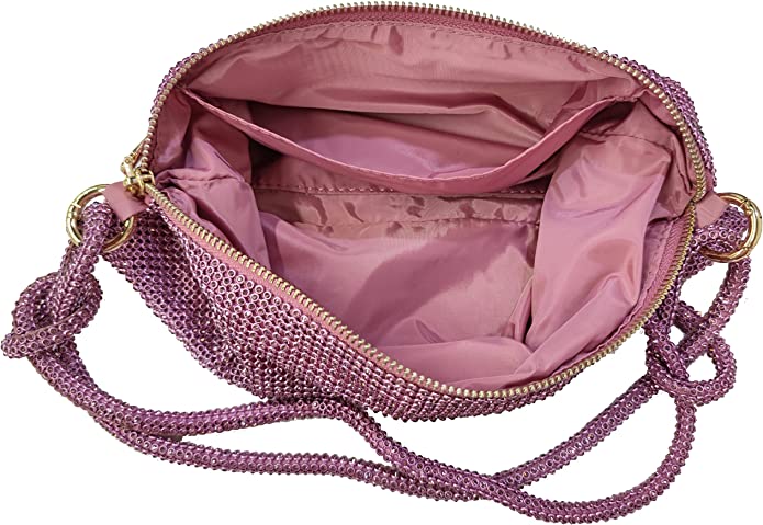 Luxury Red Apple Shape Clutch Design Rhinestone Wedding Handbag Women Gold  Metal Evening Clutches Bag Mini Ladies Diamond Purses