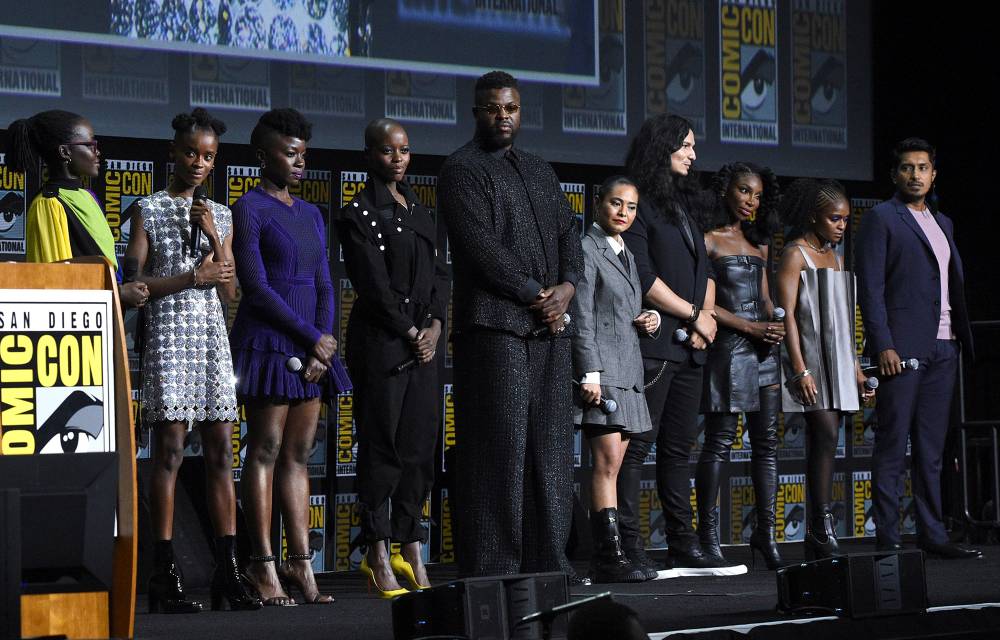 ‘Black Panther’ Cast Honored Chadwick Boseman’s Legacy During Comic-Con Appearance: 'I Can Feel His Hand'