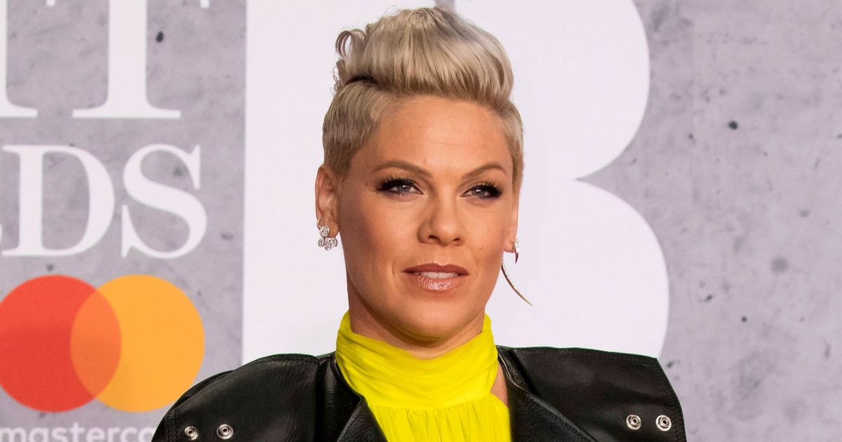 Covered in sunshine!  Pink embraces being an ’embarrassing mom’ in nude photo