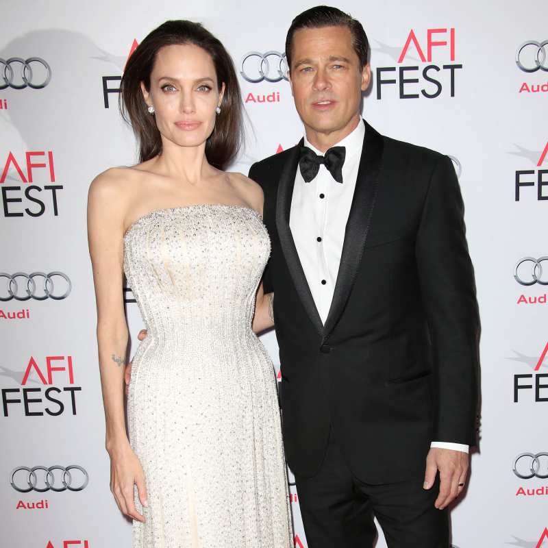 Celebrity Exes Who Use App Coparent Their Children Angelina Jolie Brad Pitt