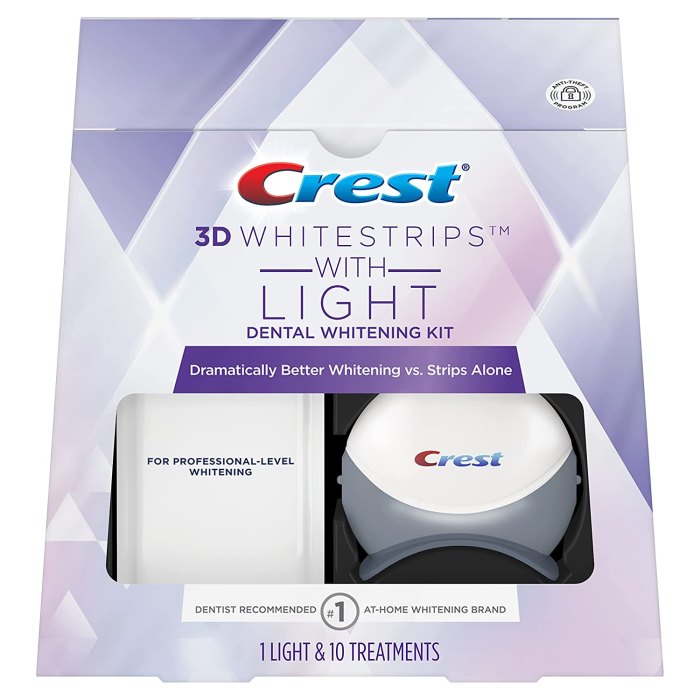 Crest 3D Whitestrips with Light