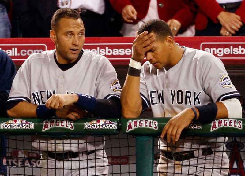 Derek Jeter Alex Rodriguez Ups Downs Through Years