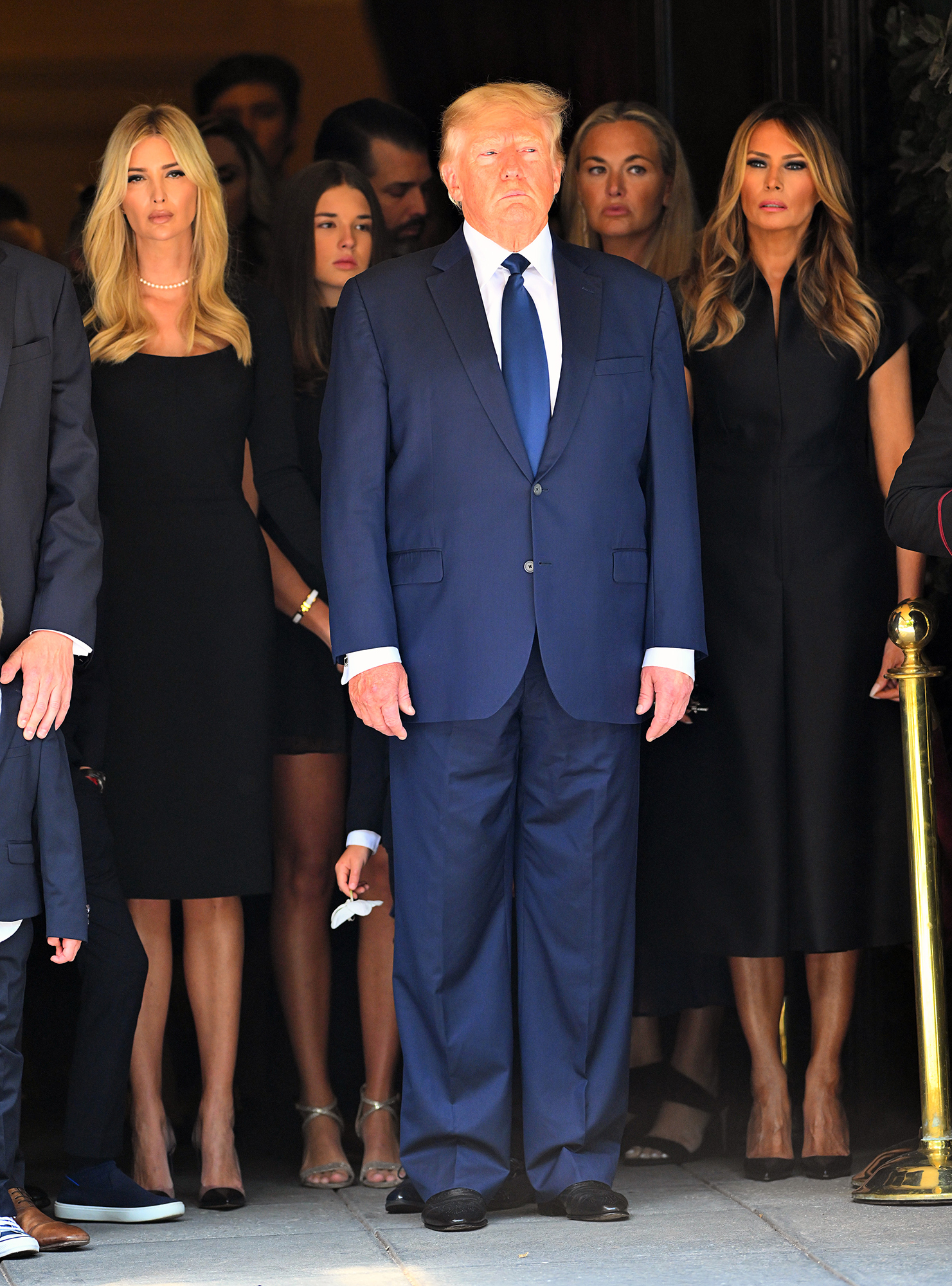 Ivana Trumps Funeral Donald Trump