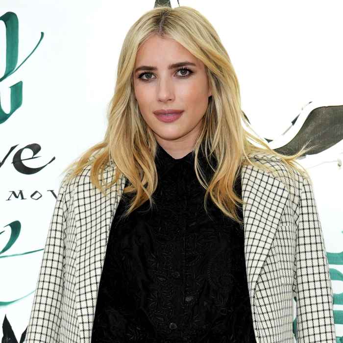 Emma Roberts Accidentally 'Popped' Sequin Skirt While Climbing Into Car Before Dolce & Gabbana Show