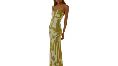 Fabumily Knit Bodycon Maxi Dress