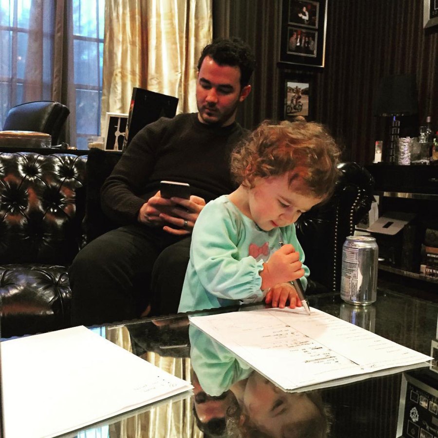 February 2016 Kevin Jonas and Danielle Jonas Sweetest Family Moments With Daughters Alena and Valentina