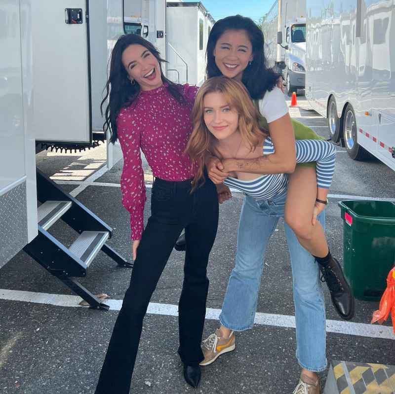 Having Fun Maddison Jaizani Instagram Nancy Drew Cast Best Behind-the-Scenes Moments Filming Season 4