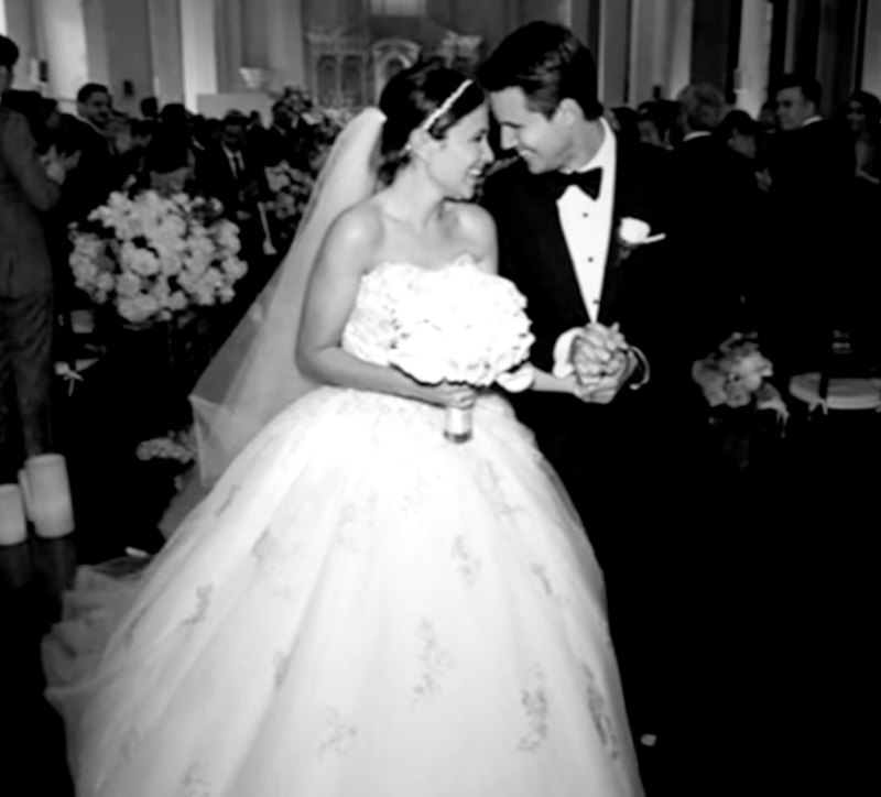 Inside Italia Ricci and Robbie Amell’s Traditional Italian Wedding down the isle