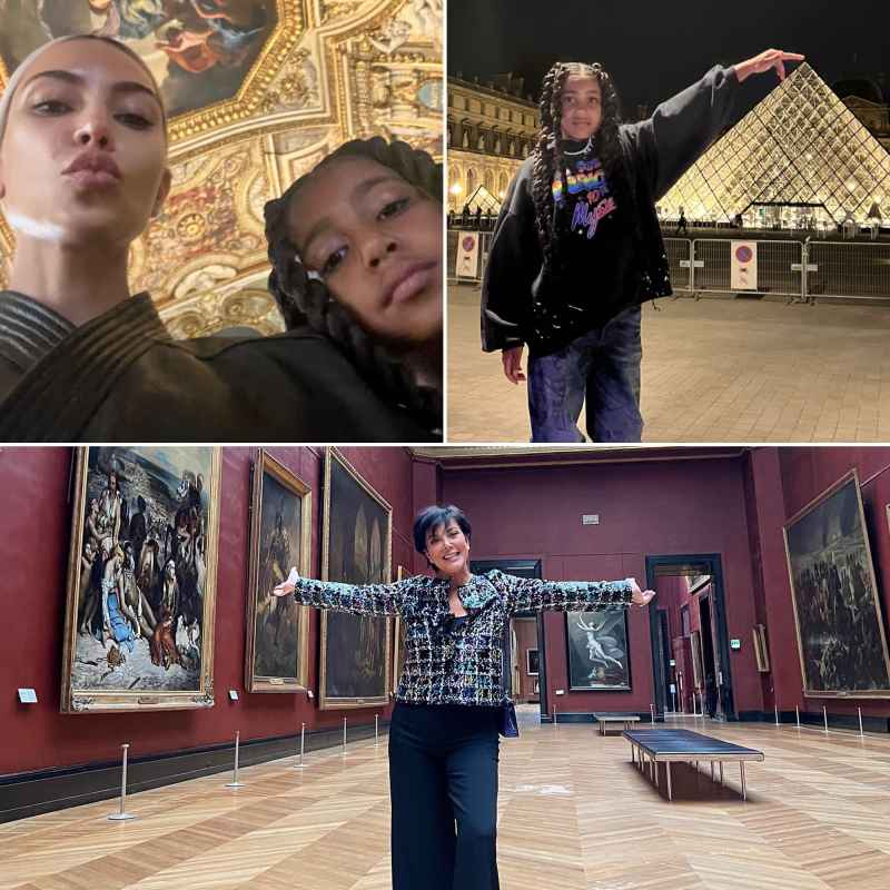 Inside Kim Kardashian, Kris Jenner and North West's 'Amazing' Visit to the Louvre During Paris Vacation