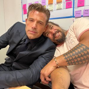 Jason Momoa Reunites With Ben Affleck Teases Aquaman Sequel Return as Batman