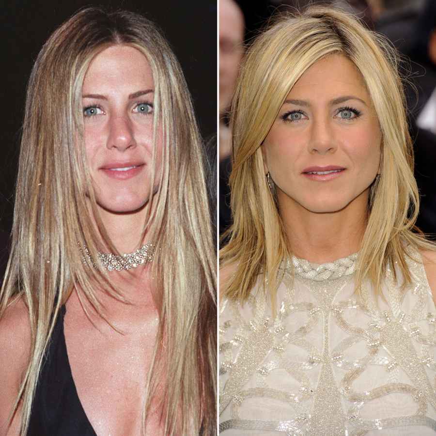 Jennifer Aniston's Hair Evolution 2000 vs 2011