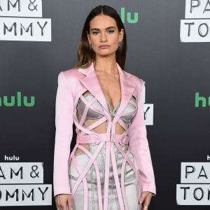 Lily James Goes Blonde