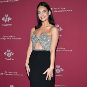 Lily James Goes Goth