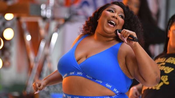 Lizzo Performs During the Today Show in Shapewear