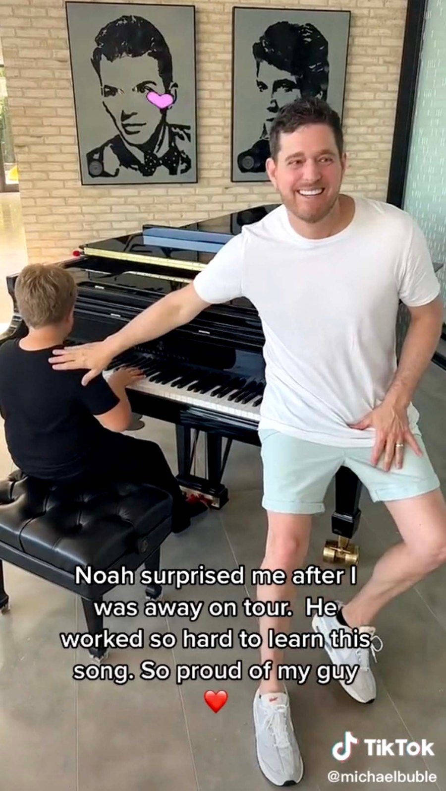 Michael Buble Luisana Lopilatos Sweetest Pics With 3 Kids Family Album