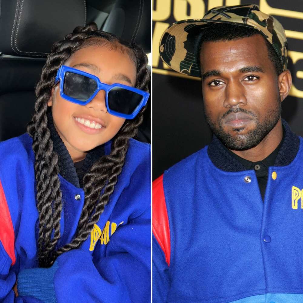 North West Wears Dad Kanye West's Original 2008 Pastelle Jacket Feature