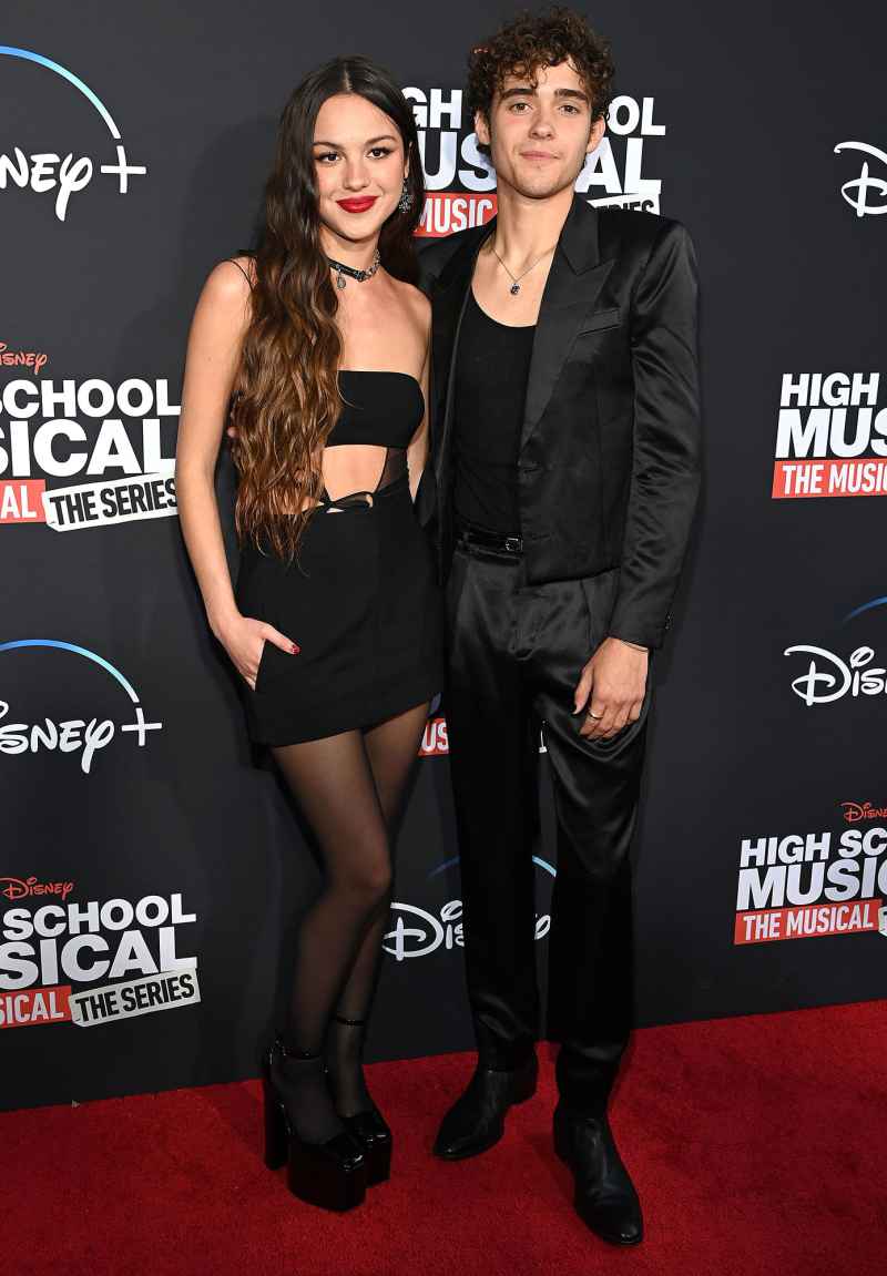 Olivia Rodrigo and Joshua Bassett Reunite for HSMTMTS Season 3 Premiere High School Musical The Musical The Series Red Carpet 2