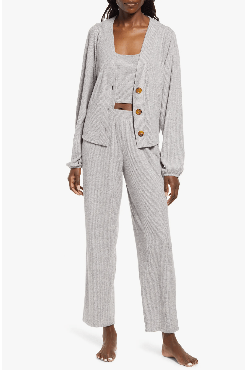 Open Edit 3-Piece So Soft Rib Lounge Set