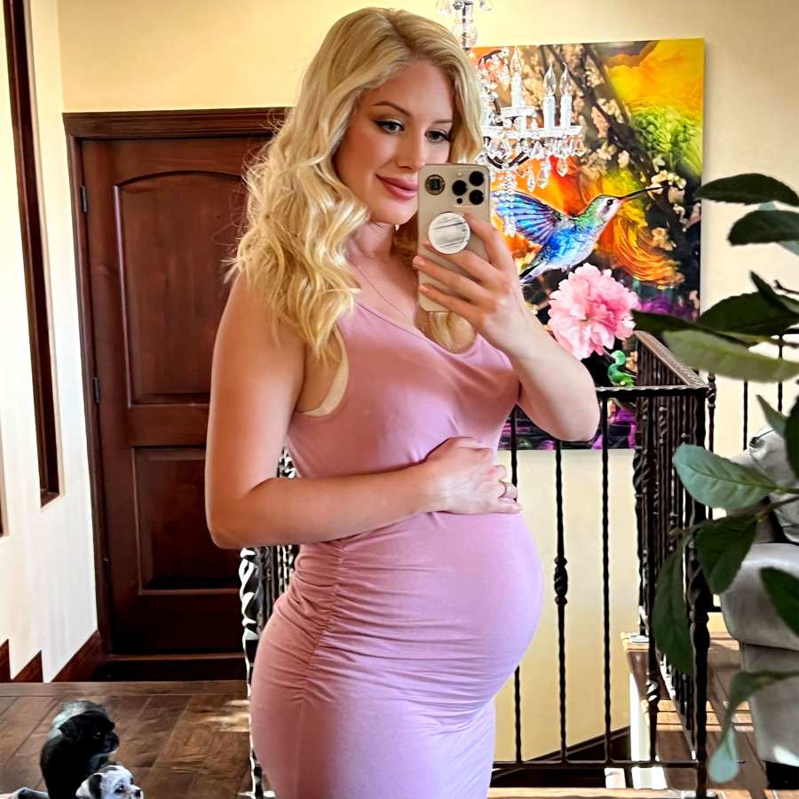 Pretty in Pink! Heidi Montag Shows Off 18-Week Baby Bump