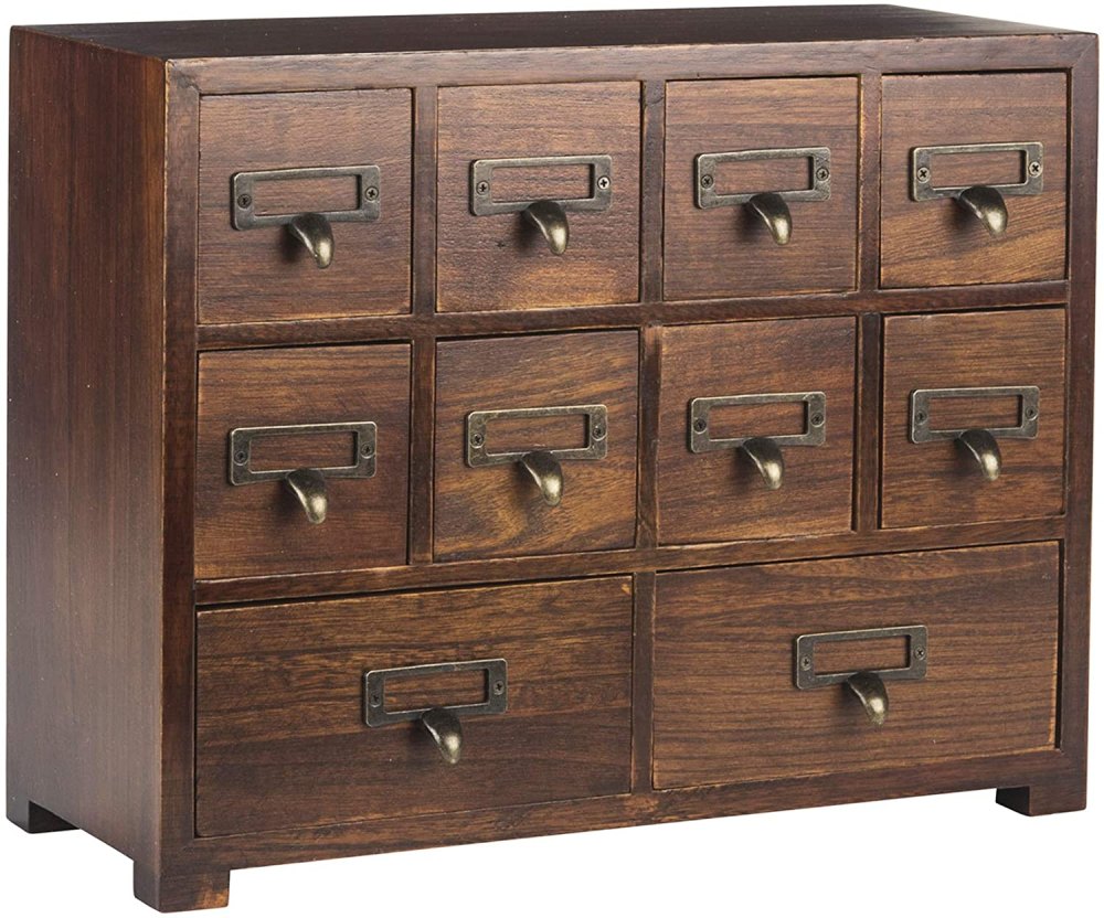 Primo Supply Traditional Solid Wood Small Chinese Medicine Cabinet