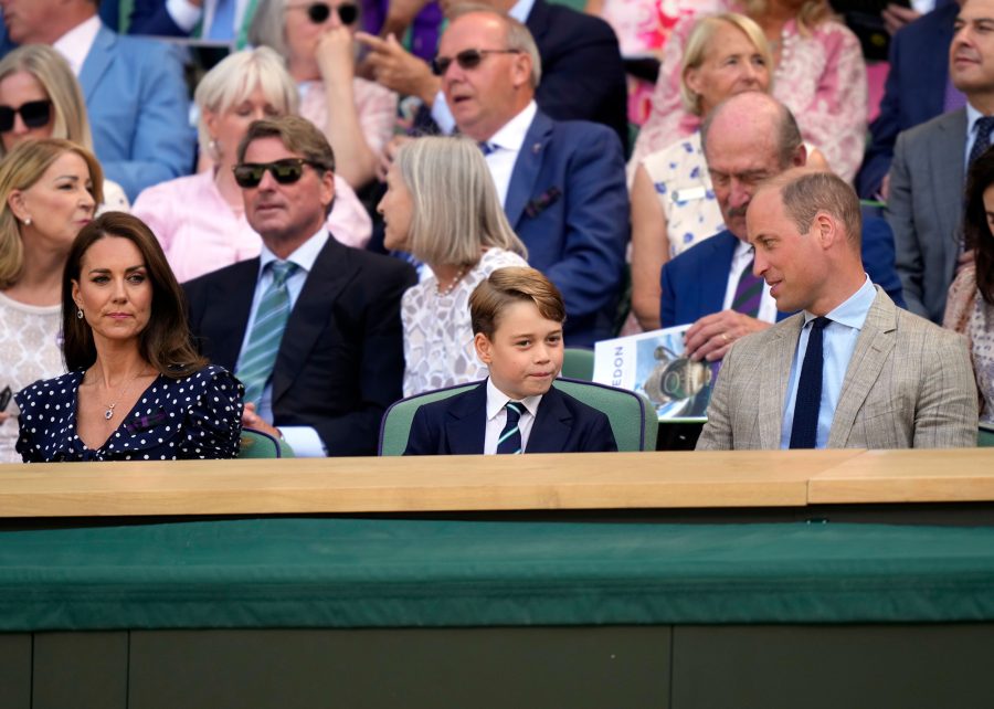 Prince George Makes 2022 Wimbledon Championships Debut While Attending With Prince William and Duchess Kate