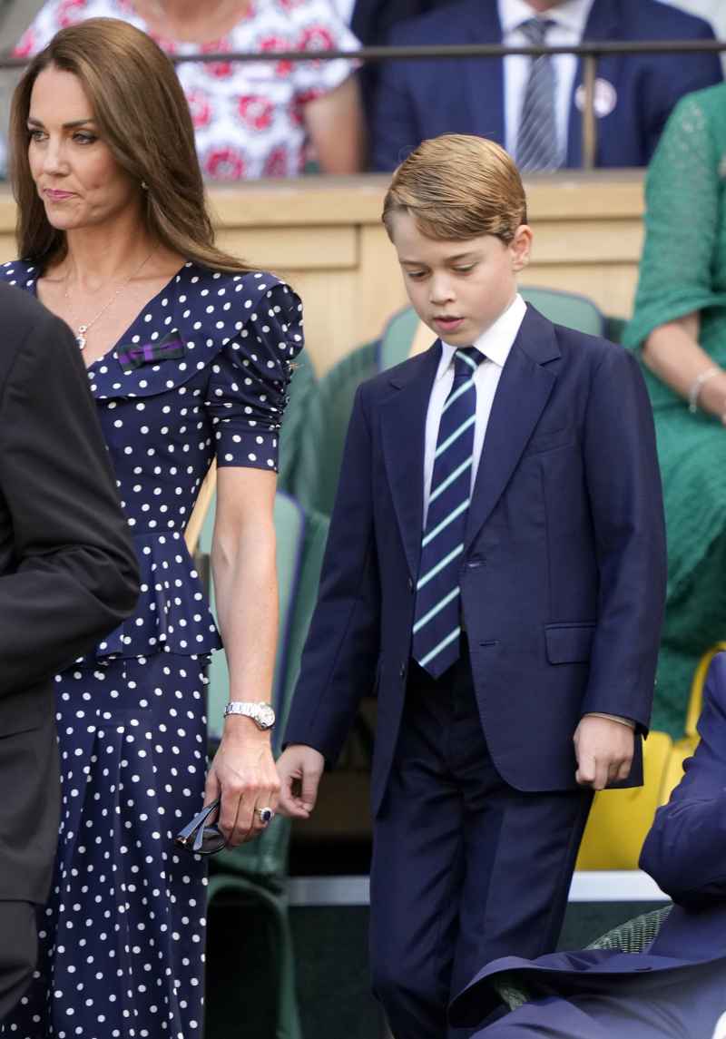 Prince George Makes 2022 Wimbledon Championships Debut While Attending With Prince William and Duchess Kate