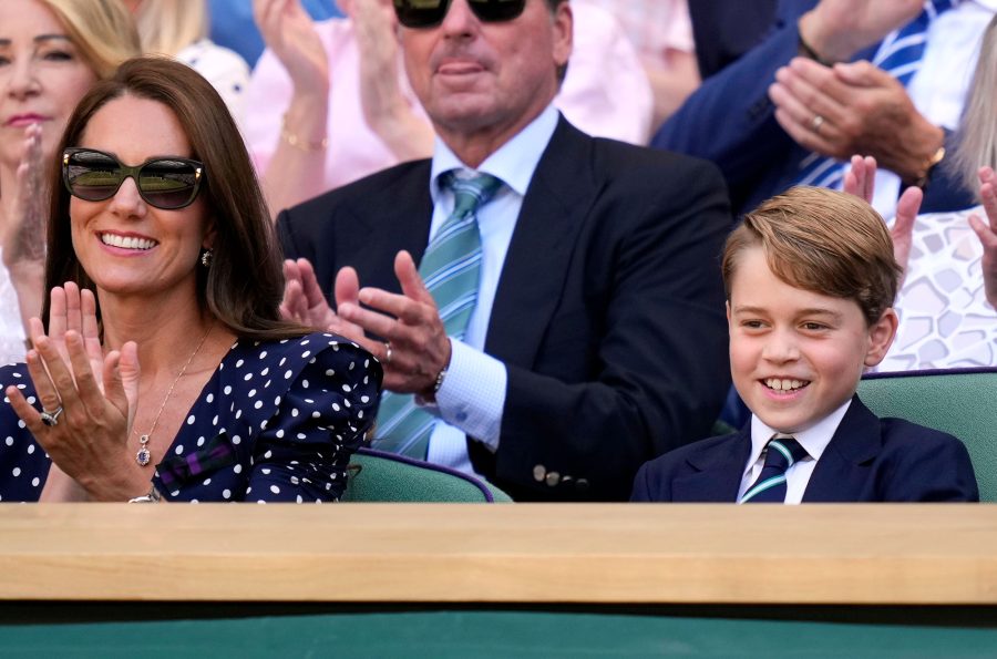 Prince George Makes 2022 Wimbledon Championships Debut While Attending With Prince William and Duchess Kate