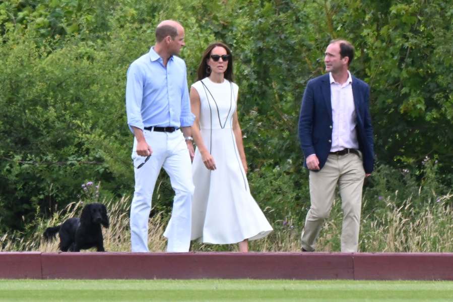 Prince William and Duchess Kate Bring Their Dog Orla to Charity Polo Match
