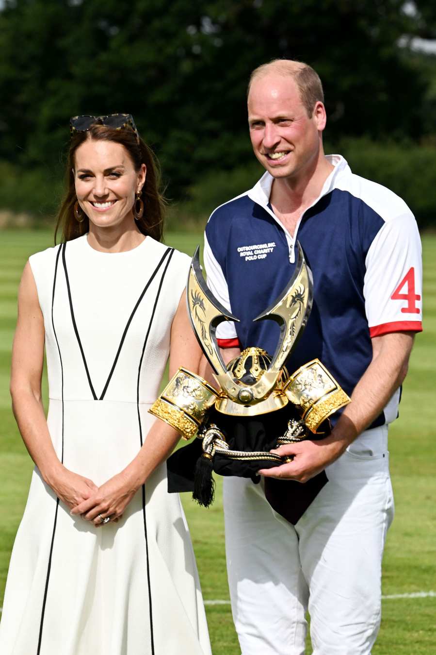 Prince William and Duchess Kate Share Very Rare PDA at His Polo Match