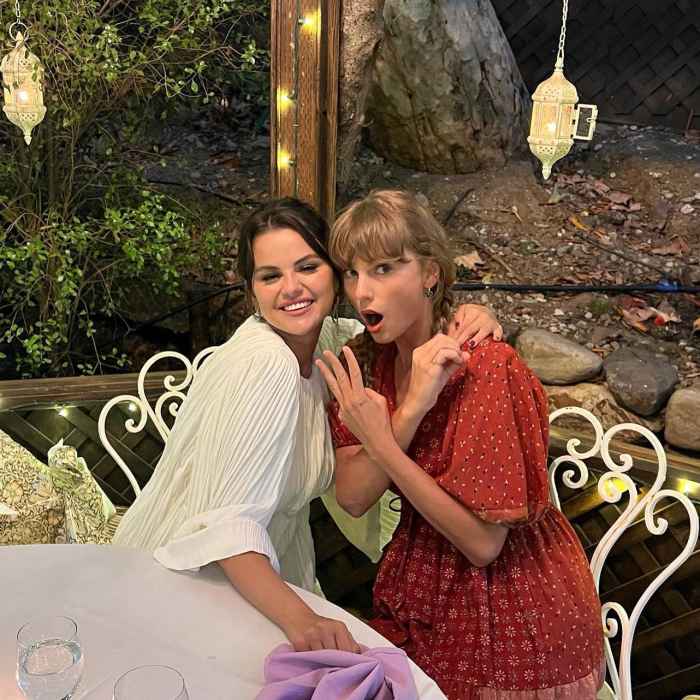 Taylor and Selena celebrating the latter's 30th birthday