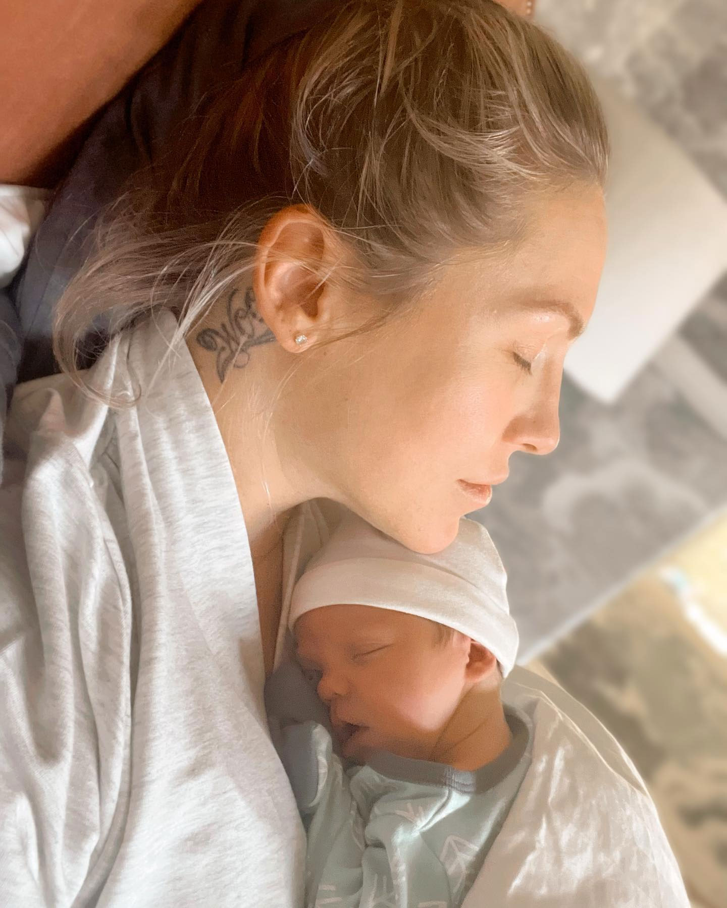 Sharna Burgess Shares Son's Face