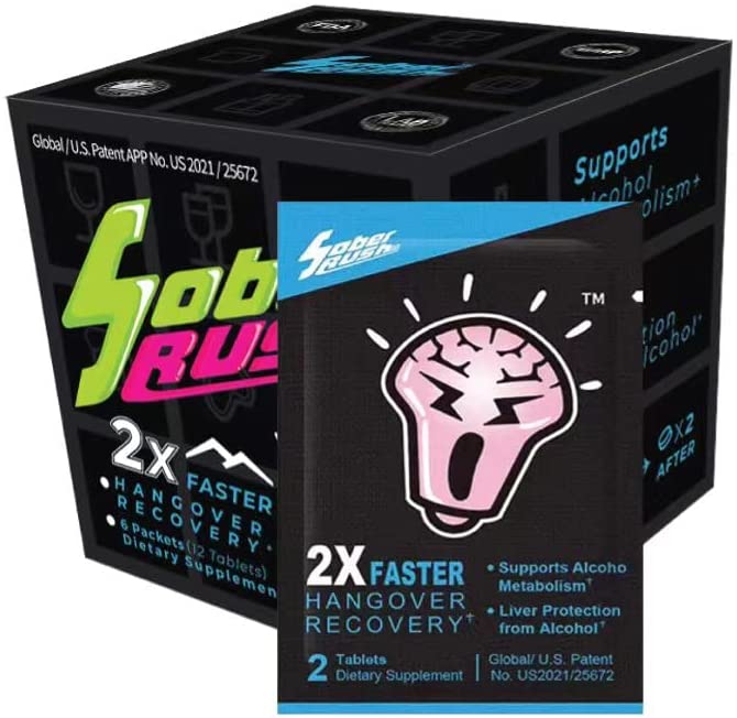 Sober Rush Alcohol Detox Enzyme Boosts