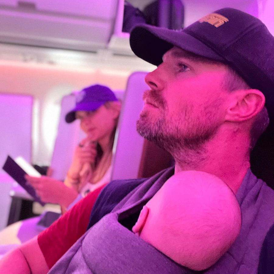 Stephen Amell and Wife Cassandra Jean Amell Share 1st Photos of Baby Boy Bowen After Secretly Welcoming Son