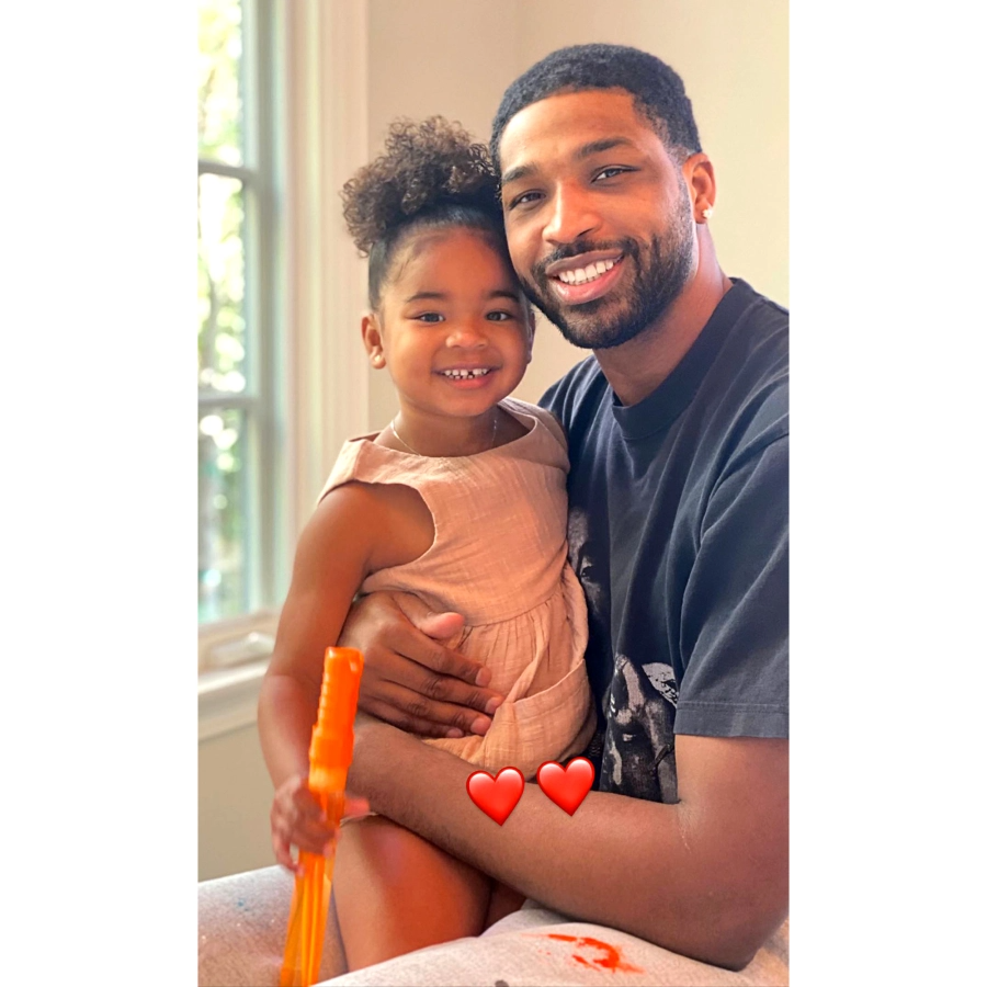 Tristan Spends Time With True Ahead Baby No 2 With Khloe