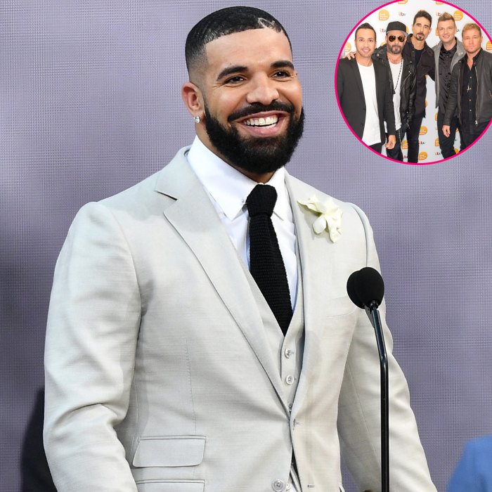 Mira a Drake unirse a los Backstreet Boys en el escenario durante el concierto de Toronto para cantar 'Una de las mejores canciones'