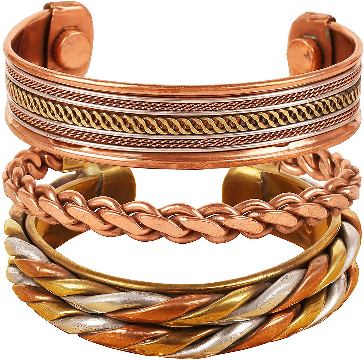 Tibetan Healing Copper Bracelet | Fire Design – Juccini