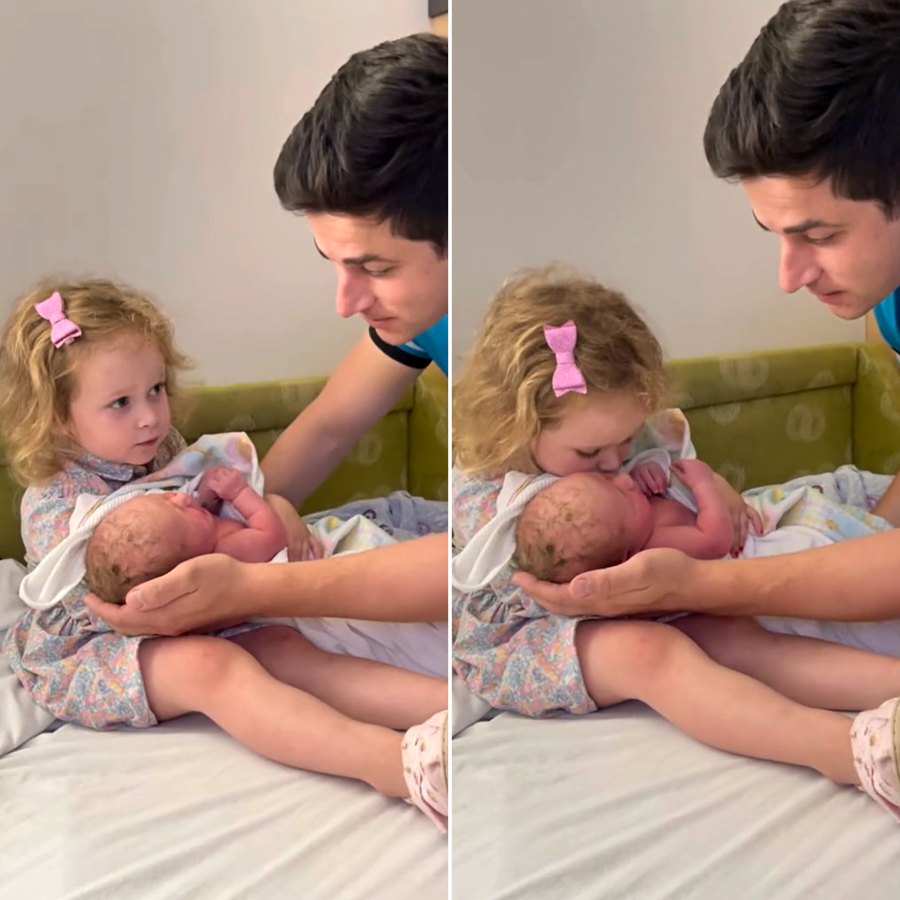 David Henrie's Daughter Pia, More Celeb Kids Meeting Their Siblings: Photos