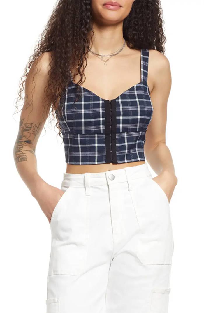 Zara-Style Finds in the Nordstrom Anniversary Sale 6 nordstrom-anniversary-sale-zara-style-plaid-corset-top