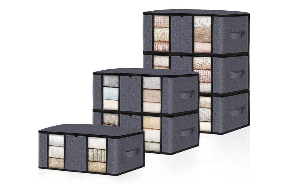 storage boxes with clear windows