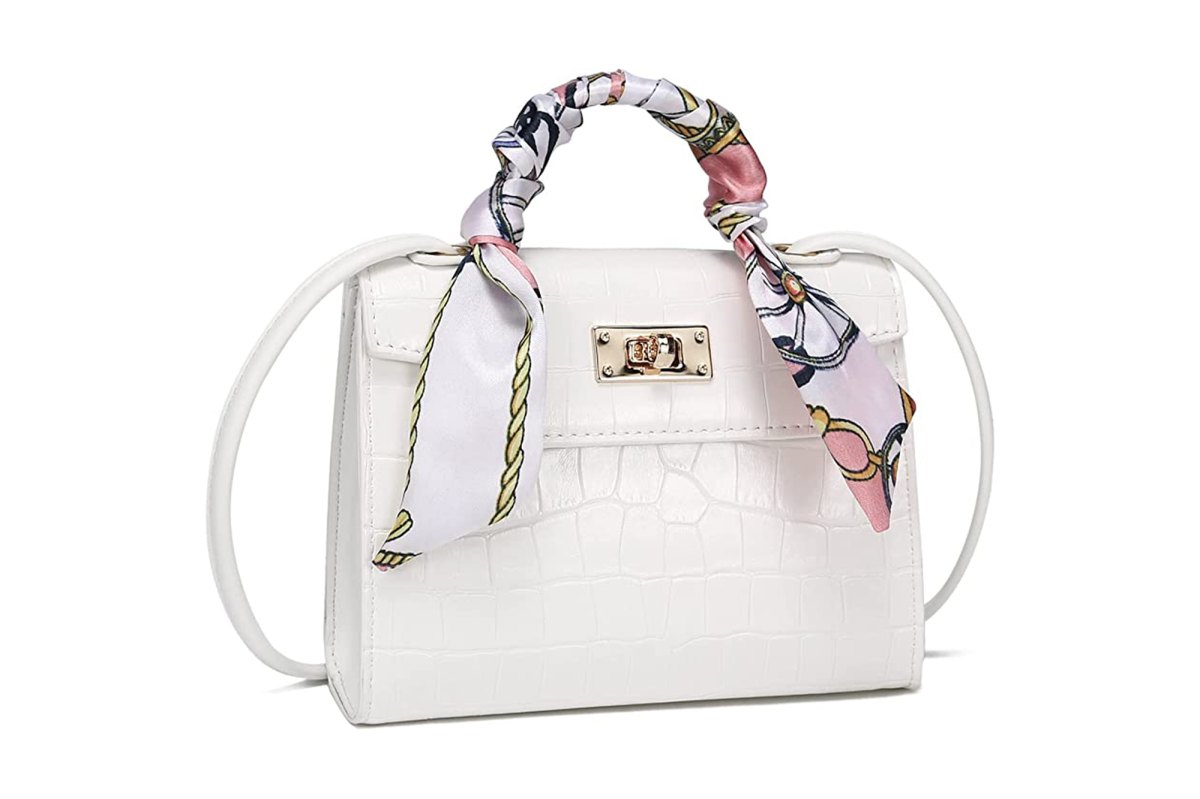 CATMICOO Croc Mini Purses for Women Trendy Small Handbags