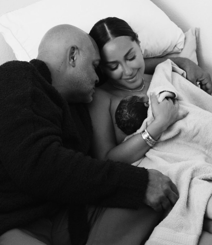 Adrienne Bailon Israel Houghton Welcome 1st Child Via Surrogate After 'Challenging' 5-Year Journey