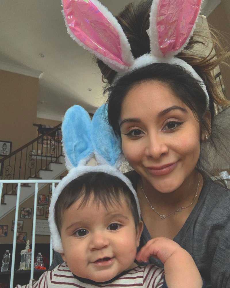 Baby Bunny Nicole Snooki Polizzi and Jionni LaValle Family Album