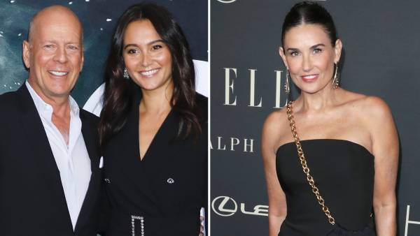Bruce Willis Wife Emma Heming Models Swimsuit Designed Demi Moore