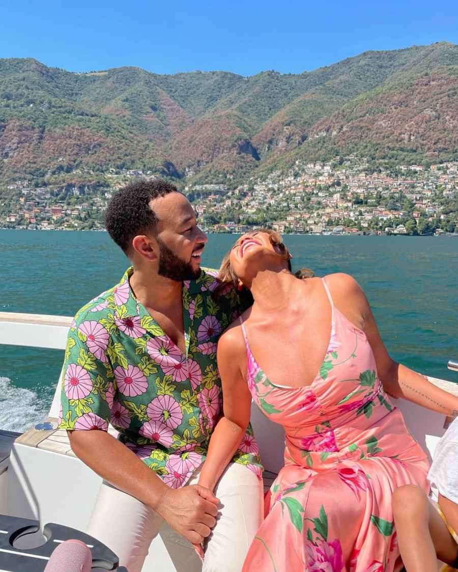 Chrissy Teigen Instagram Inside Pregnant Chrissy Teigen Italian Getaway With Husband John Legend Luna and Miles 5