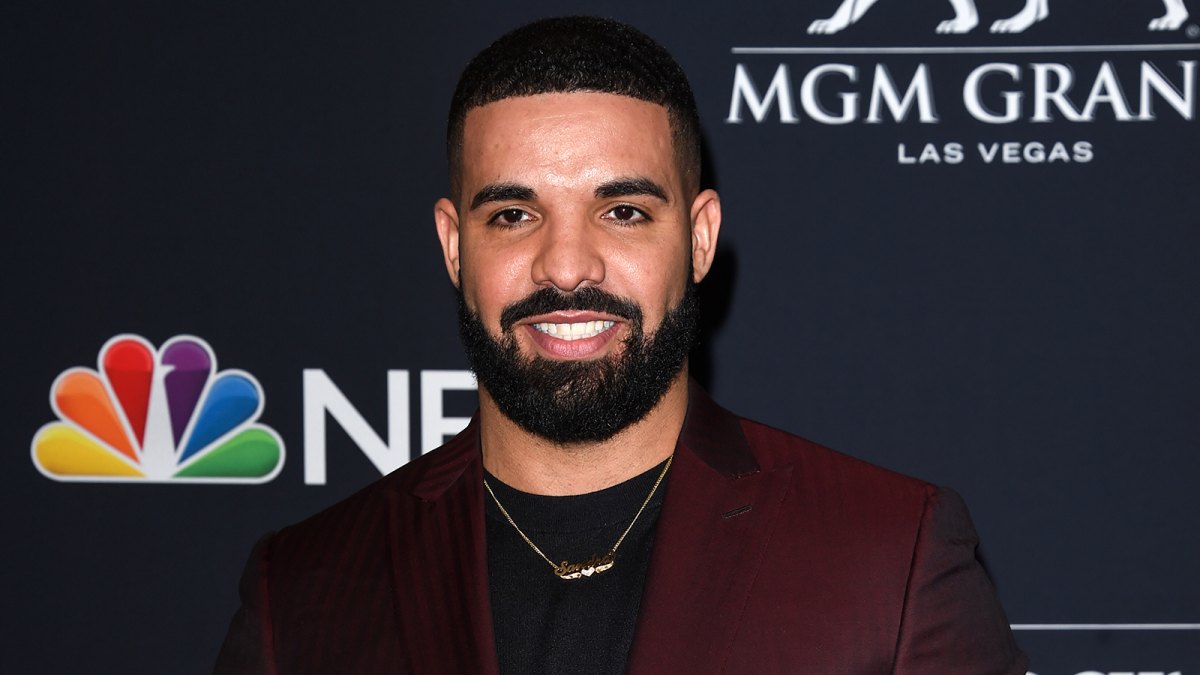 Drake Debuts Slick Backed Hairdo
