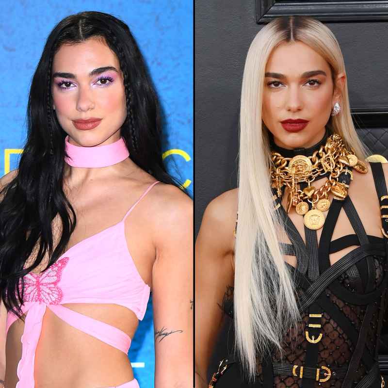 Dua Lipa Celebrities Who Have Traded Their Brunette Hair for Blonde
