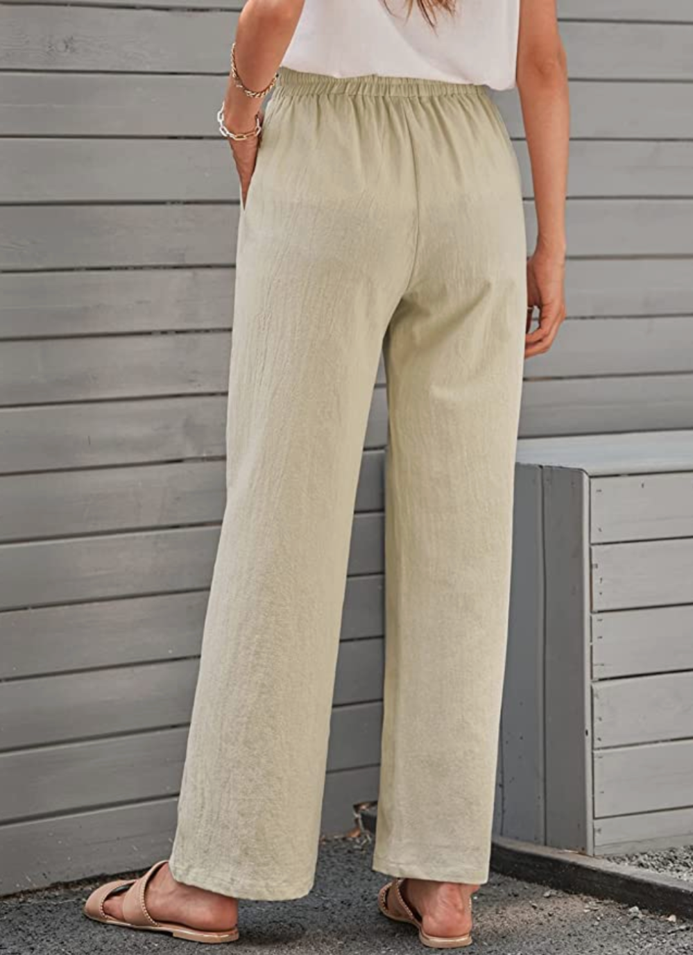 EVALESS Casual High Waisted Pants