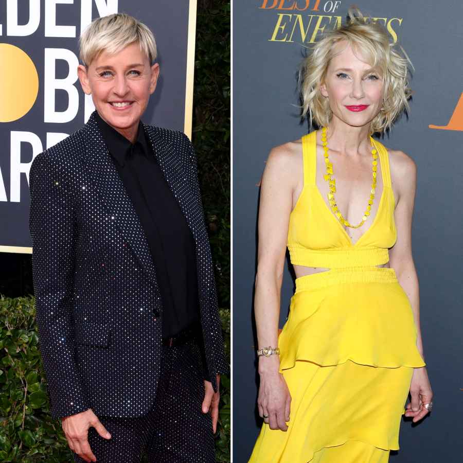 Ellen DeGeneres Reacts to Ex Anne Heche’s Hospitalization After Car Crash