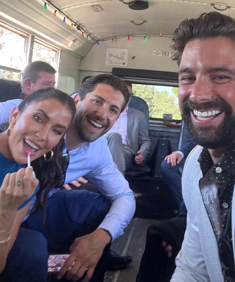 Every member of the Bachelor Nation at the wedding of Sarah Hyland and Wells Adams Chris Harrison Chris Soules Ben Higgins and others
